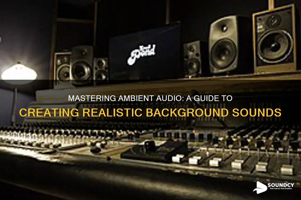 how to do background sounds