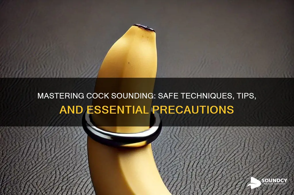 how to do cock sounding