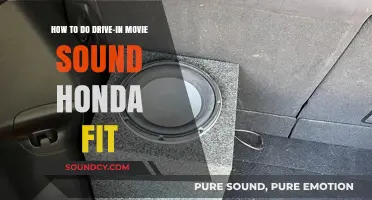 Easy Drive-In Movie Sound Setup for Your Honda Fit