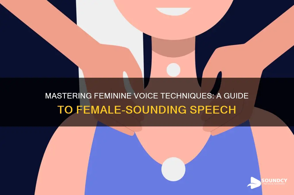 how to do female sounding