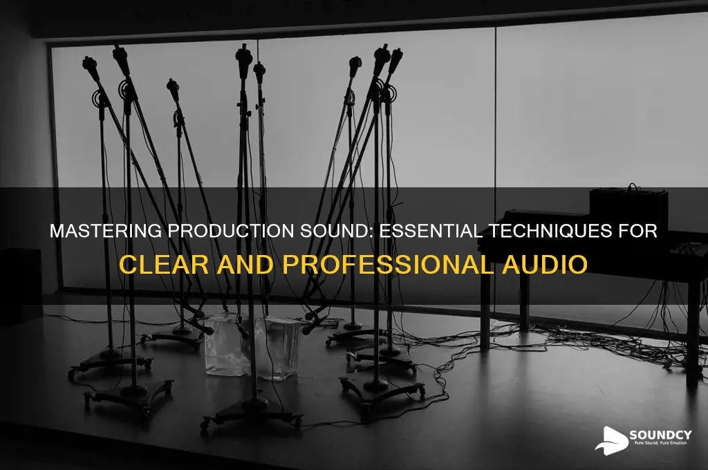 how to do production sound