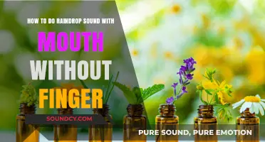 Master the Mouth Raindrop Sound: Finger-Free Technique Guide