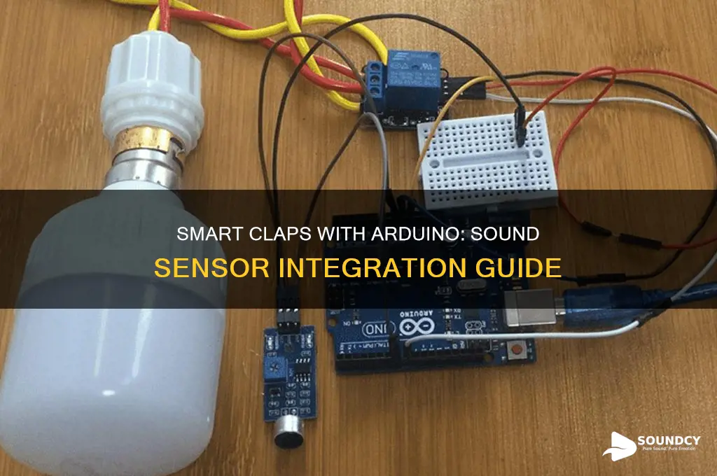 how to do smart claps with sound sensor arduino