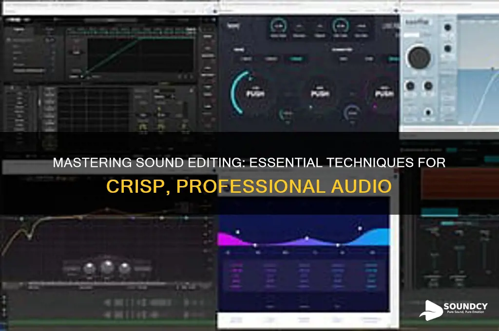 how to do sound editing