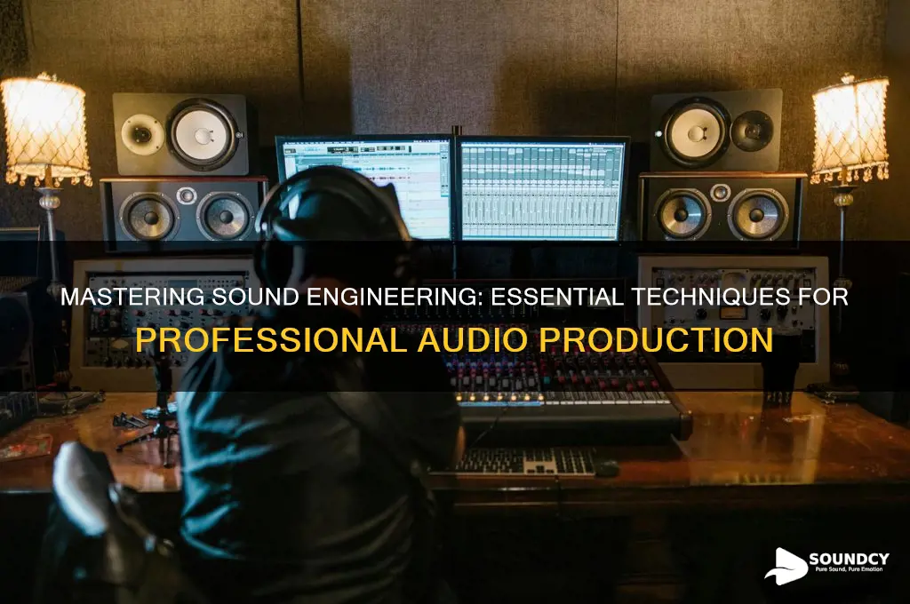 how to do sound engineering