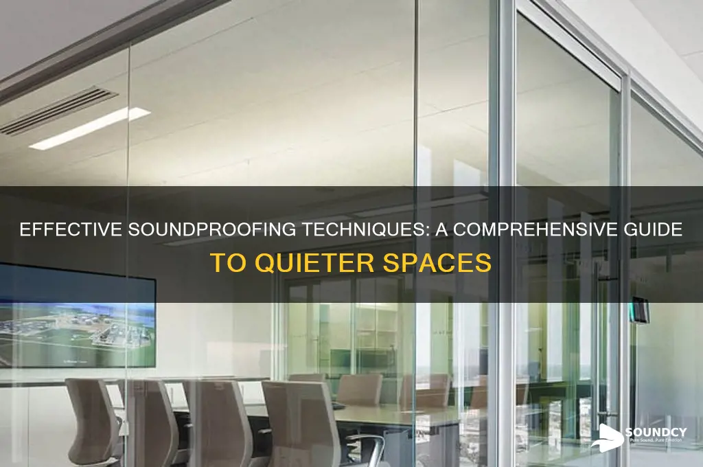 how to do sound proofing