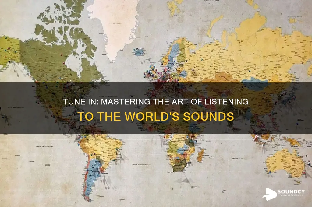 how to do tuned to the world