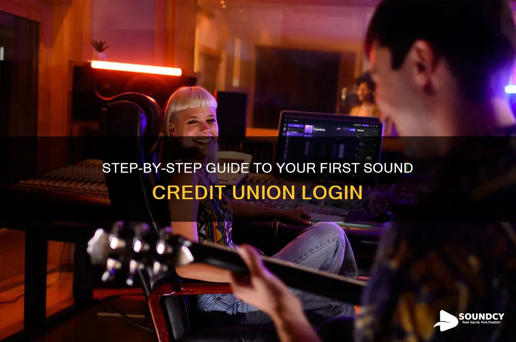 how to do your first login sound credit union