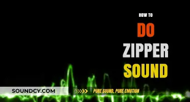 Master the Zipper Sound: Easy Techniques for Realistic Effects