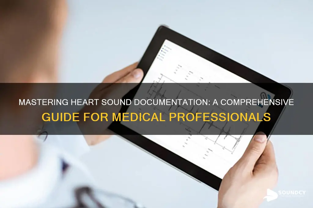 how to document heart sounds