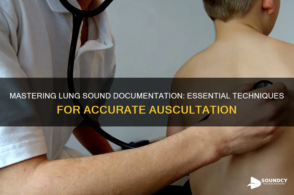 how to document lung sound