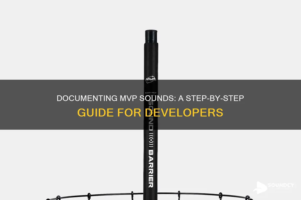 how to document mvp sounds