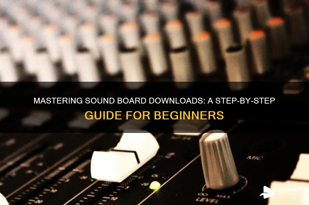 how to down sound board