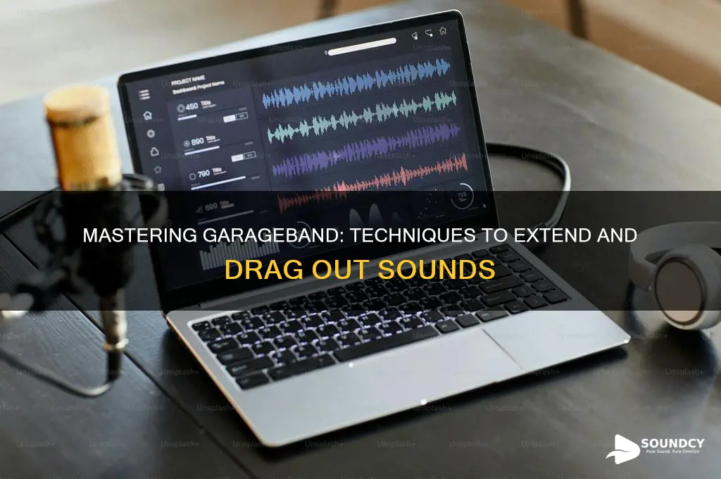 how to drag out one sound on garage band