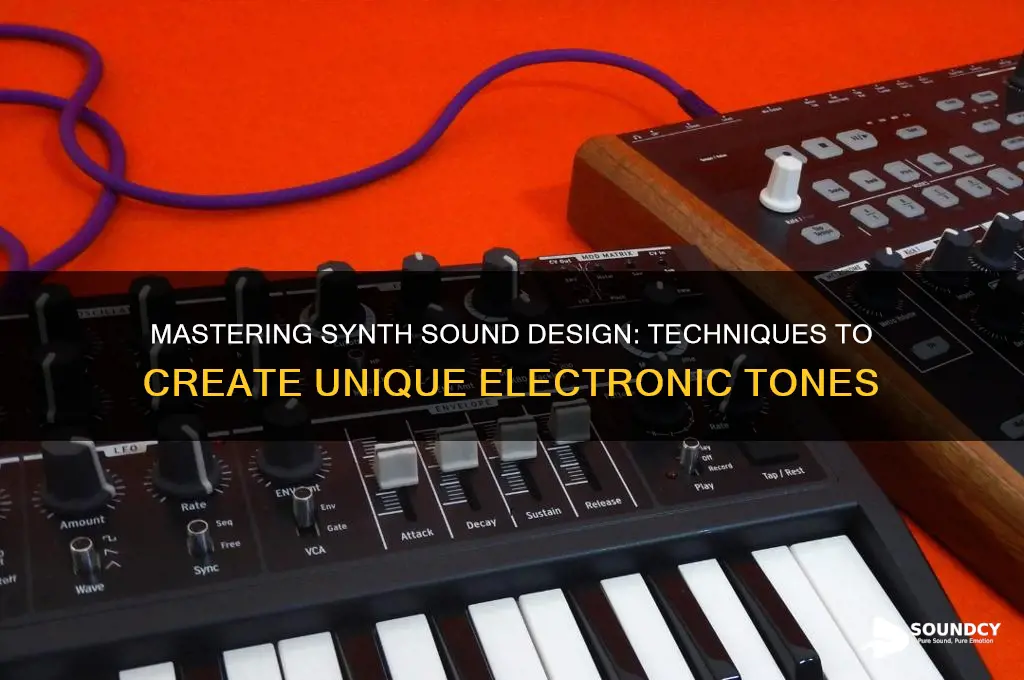 how to dreate synth sounds