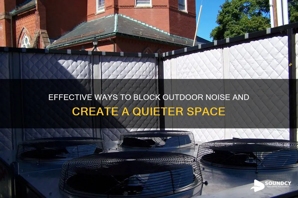 how to drop sound outside