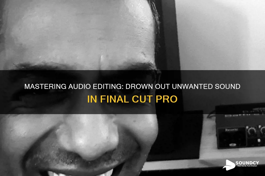 how to drown out sound in final cut pro