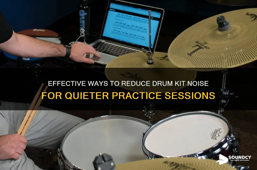 how to dull the sound of my drum kit