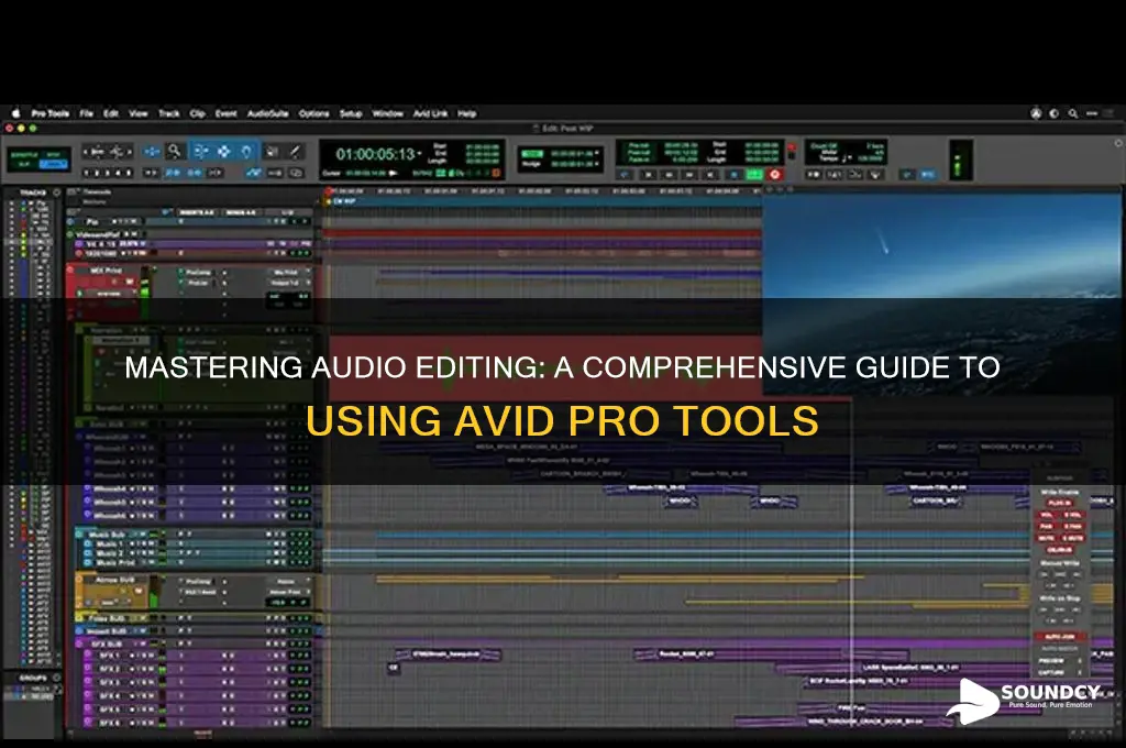 how to edit sound avid