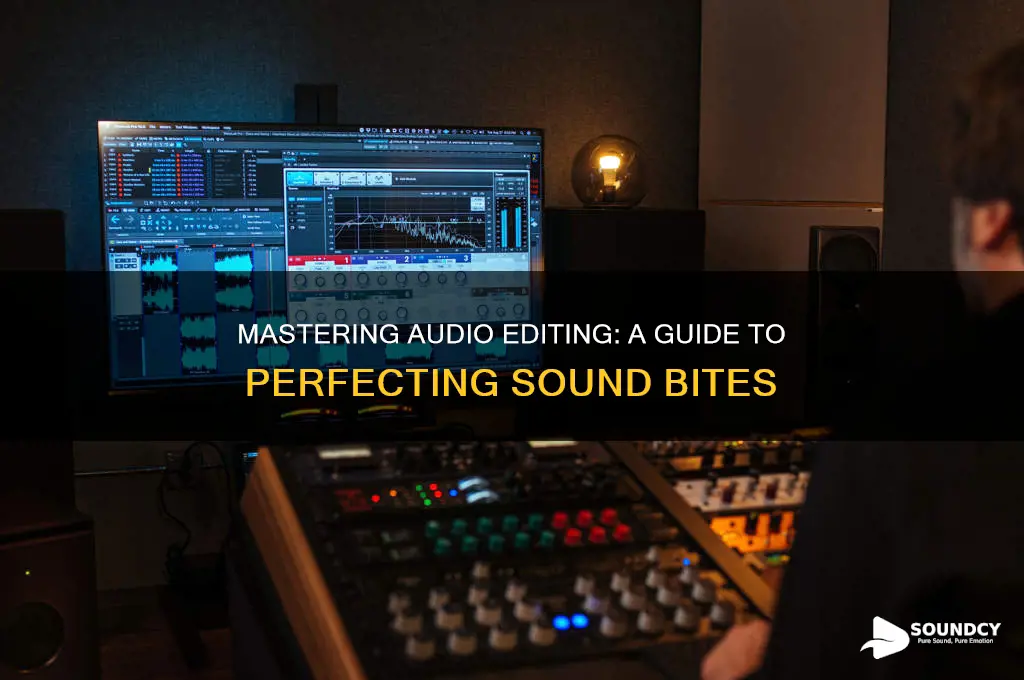 how to edit sound bites