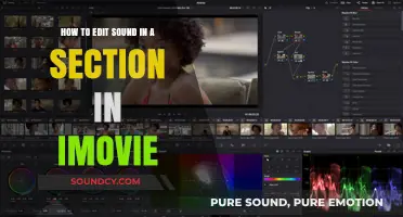 Mastering iMovie: Editing Sound in Specific Sections Effortlessly