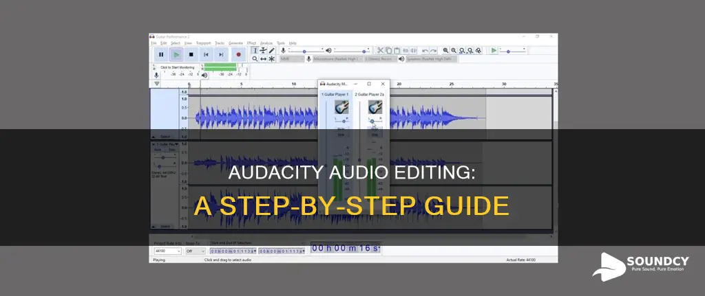 how to edit sound in audacity