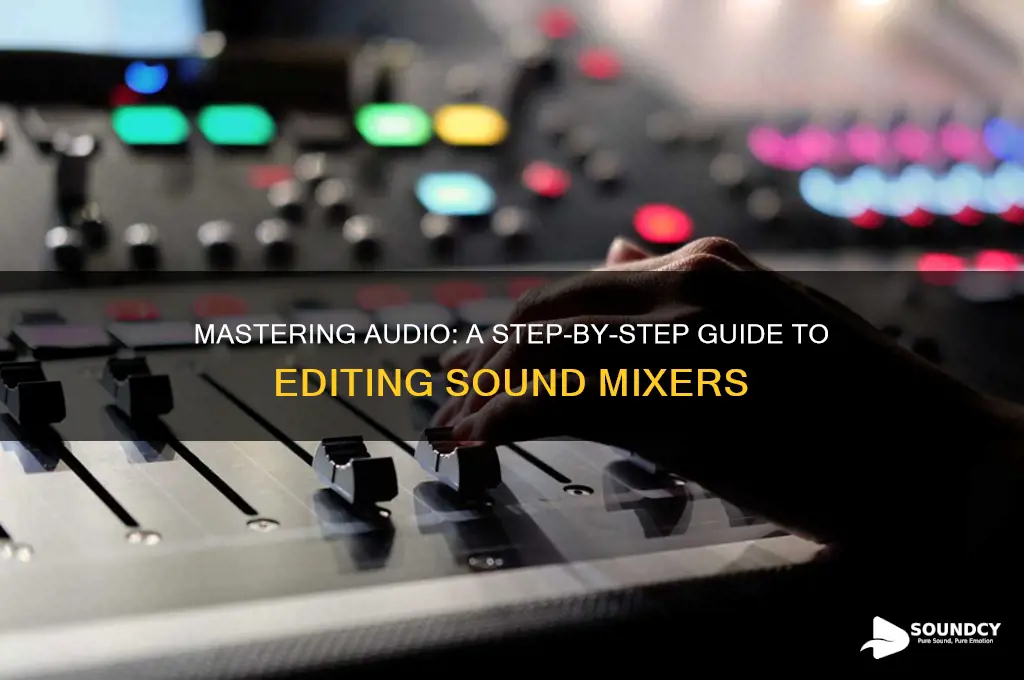 how to edit sound mixer