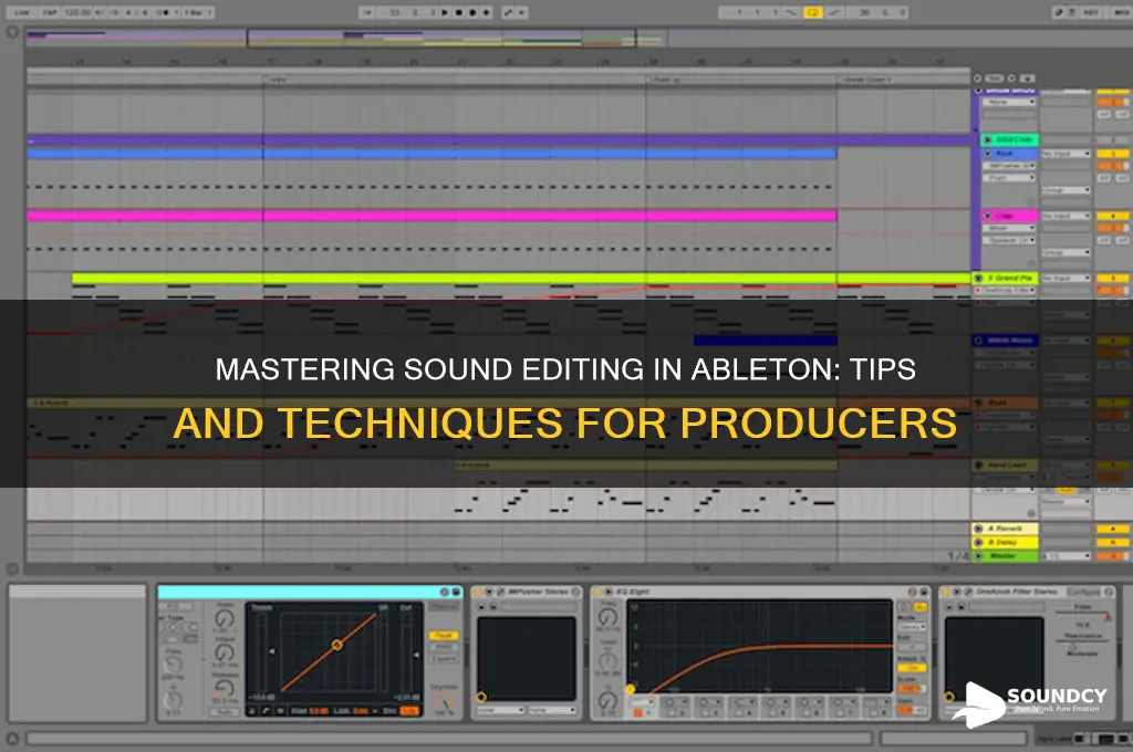 how to edit sounds ableton