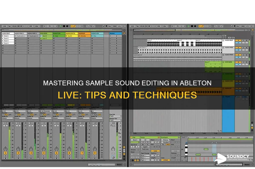 how to edit the sound of a sample ableton