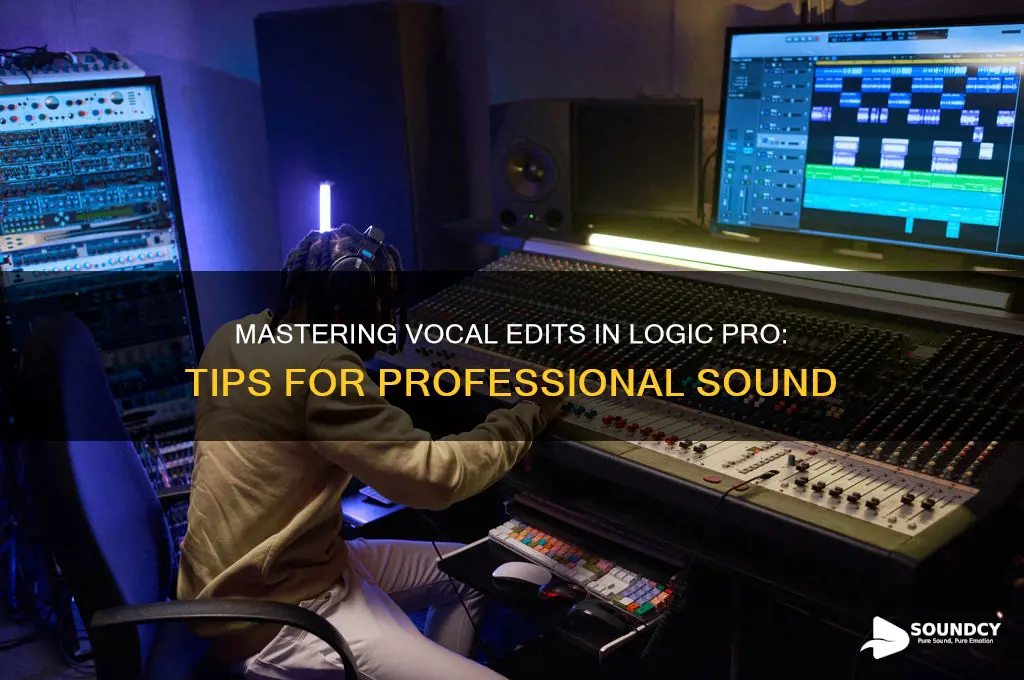 how to edit vocals in logic to sound mastered