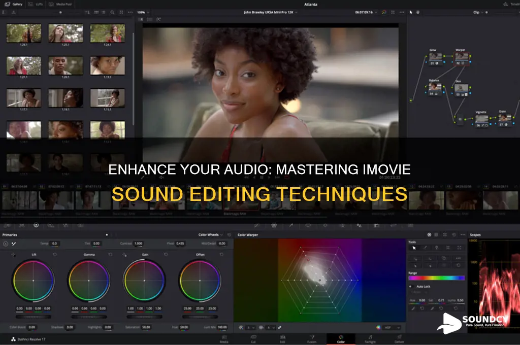 how to edit with i movie for sound quality