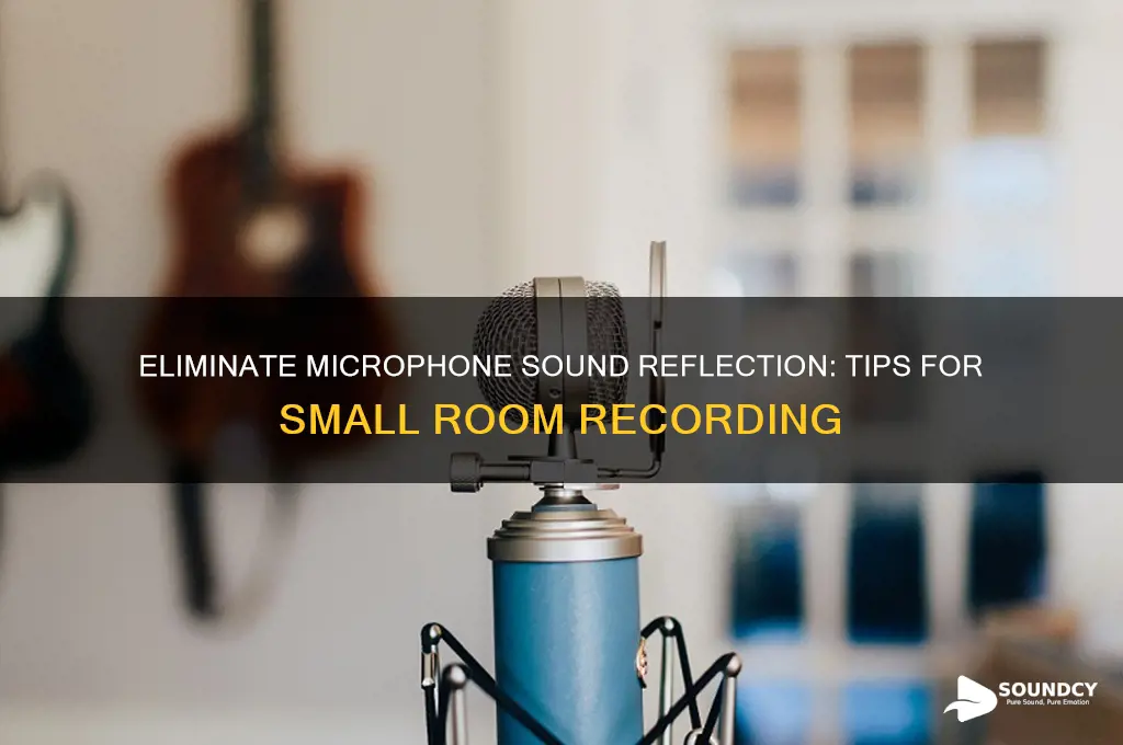 how to eliminate microphone sound reflection in small room