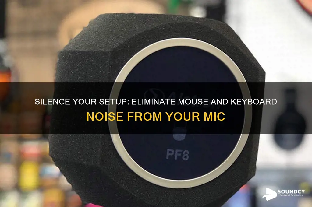 how to eliminate mouse and keyboard sound from mic