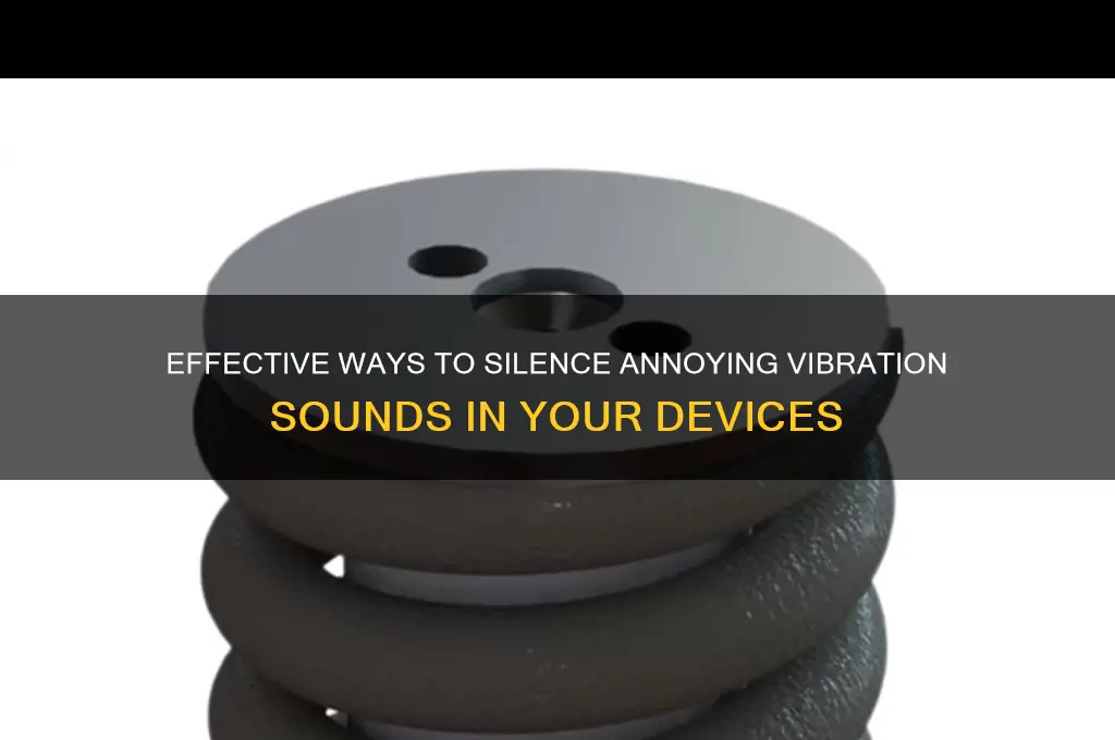 how to eliminate vibration sound