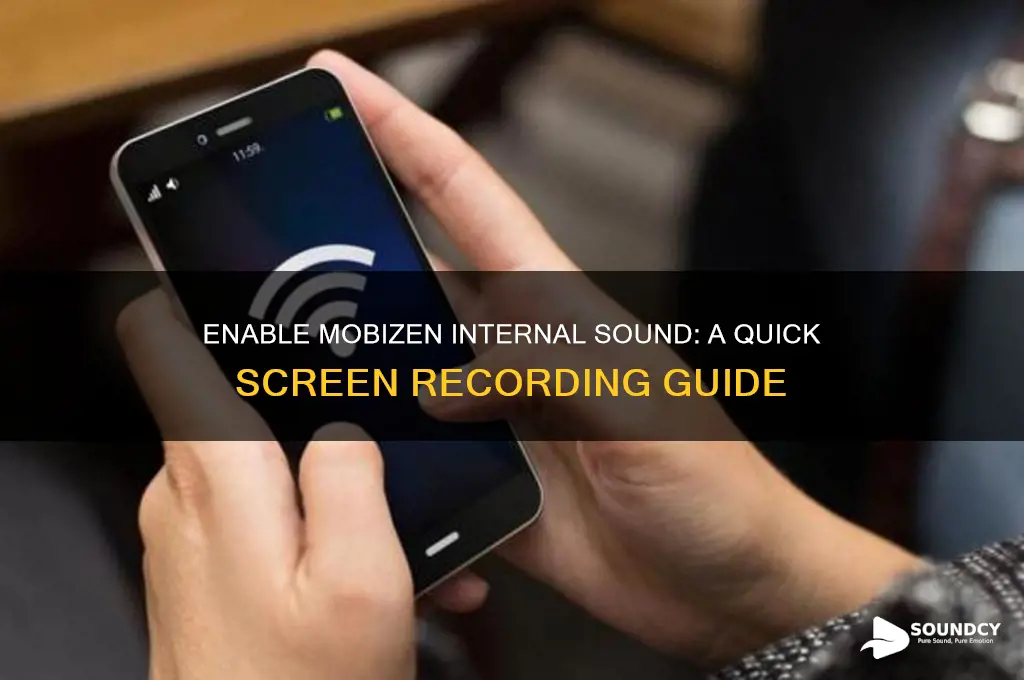 how to enable internal sound on mobizen screen rec