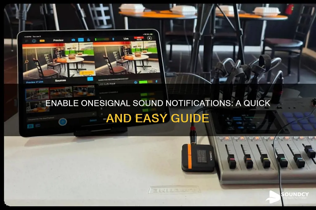 how to enable sound onesignal