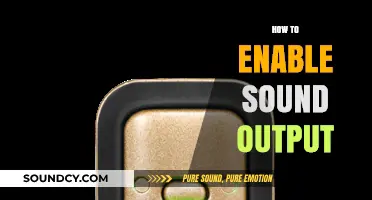 Enable Sound Output: A Step-by-Step Guide to Fix Audio Issues