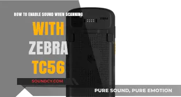 Enable Sound on Zebra TC56 Scanning: A Quick Guide