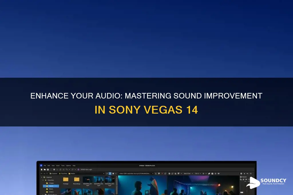how to enchance a sound on sony vegas 14