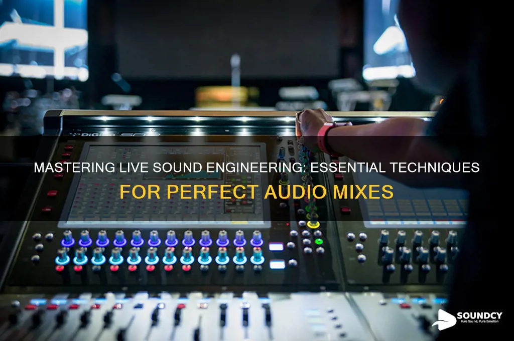 how to engineer live sound