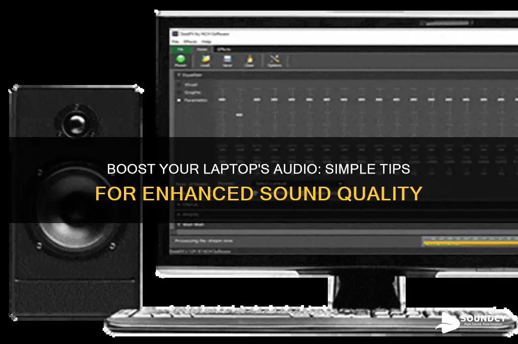 how to enhance laptop sound