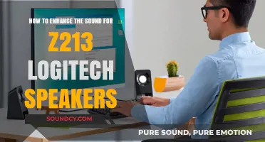 Enhance Your Logitech Z213 Speakers: Simple Sound Improvement Tips
