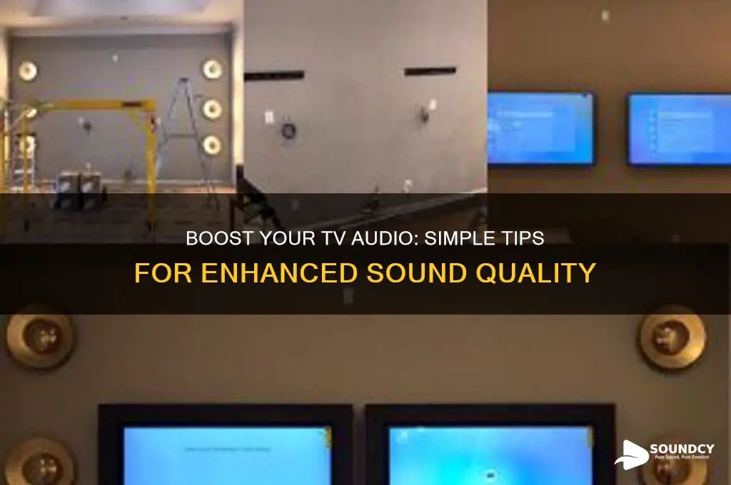 how to enhance tv sound