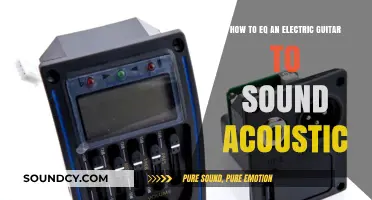Transform Your Electric Guitar: EQ Techniques for an Acoustic Sound