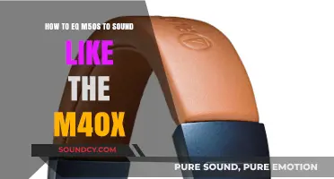 EQ Tips: Transform Your M50s to Match M40x Sound Signature