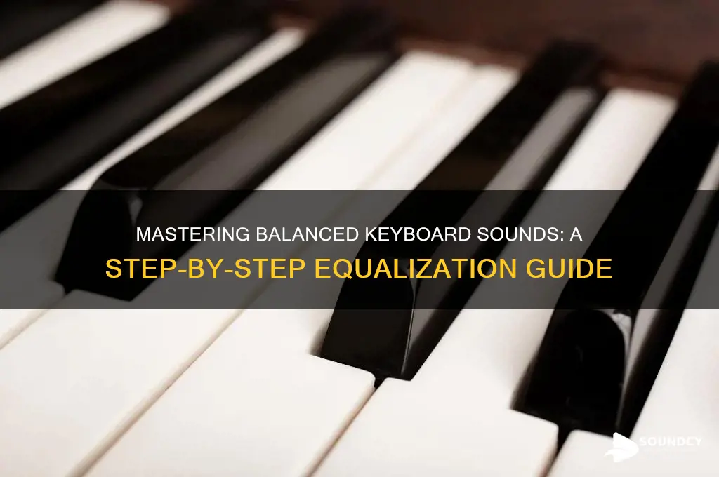 how to equalize keyboard sounds