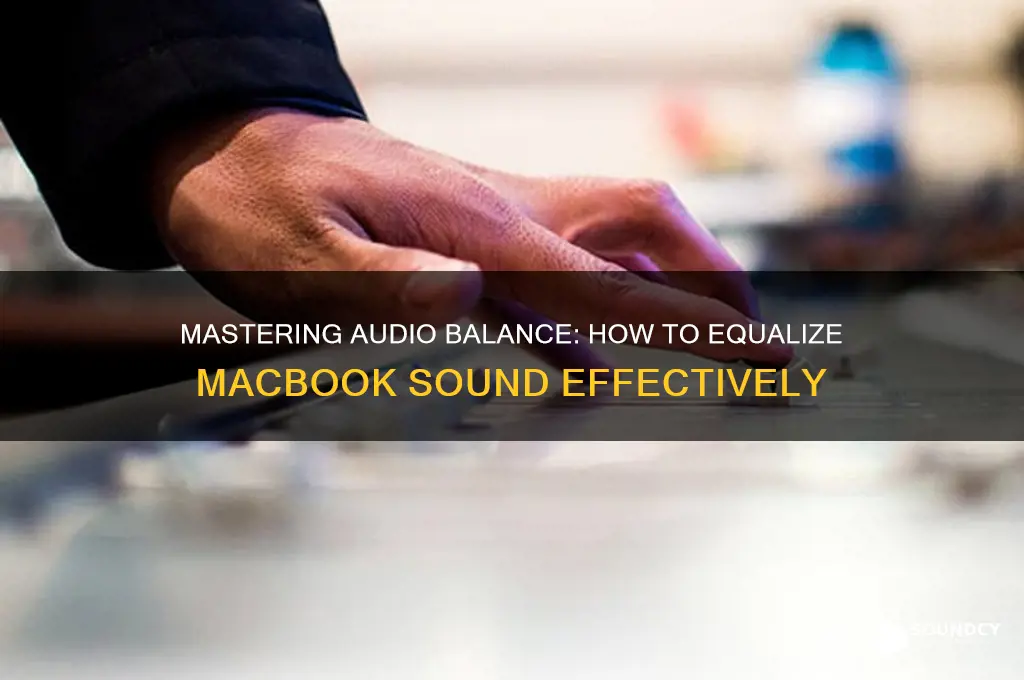 how to equalize macbook sound