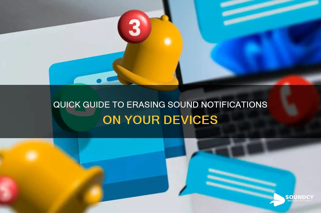 how to erase sound notification