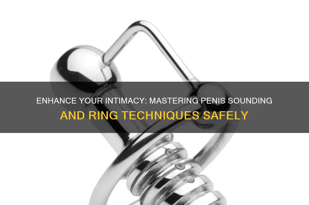 how to estim with a penis sound and rings