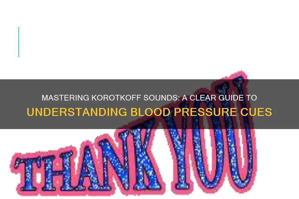 how to explain korotkoff sounds
